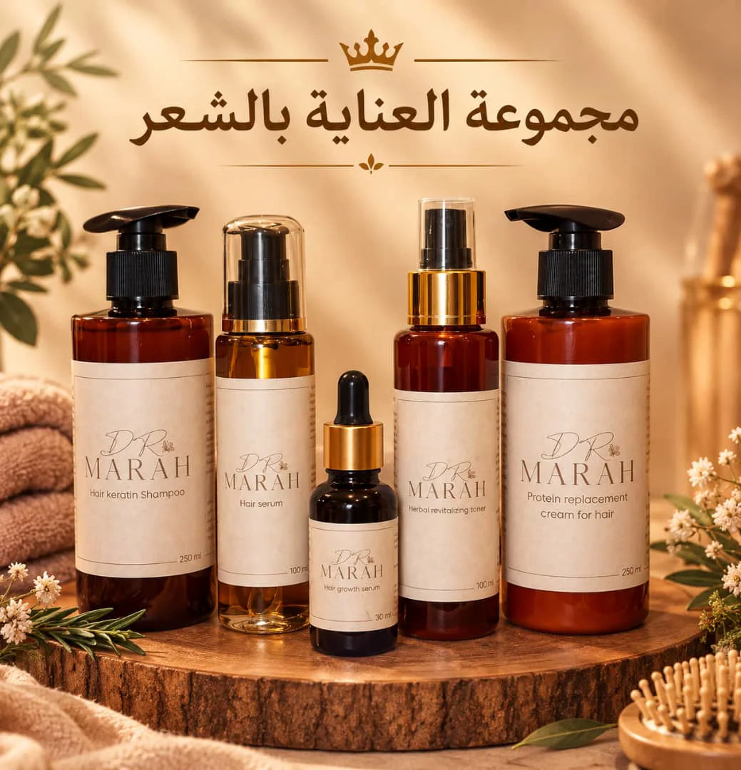 مجموعة العناية بالشعر من Dr. Marah