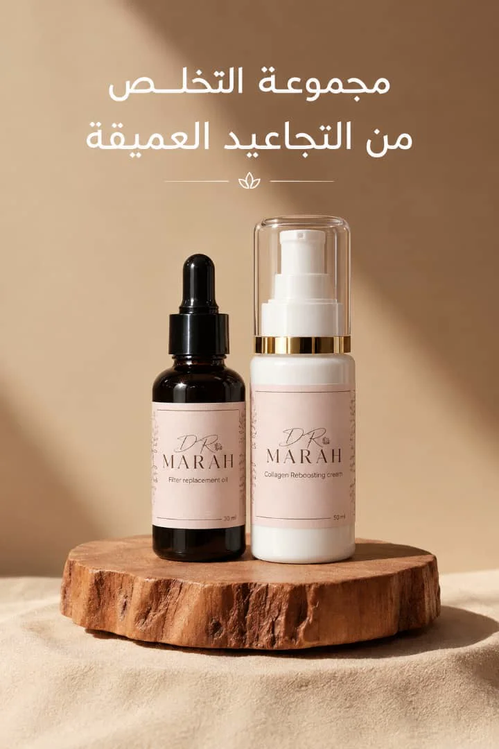 مجموعة التخلص من التجاعيد العميقة من Dr. Marah